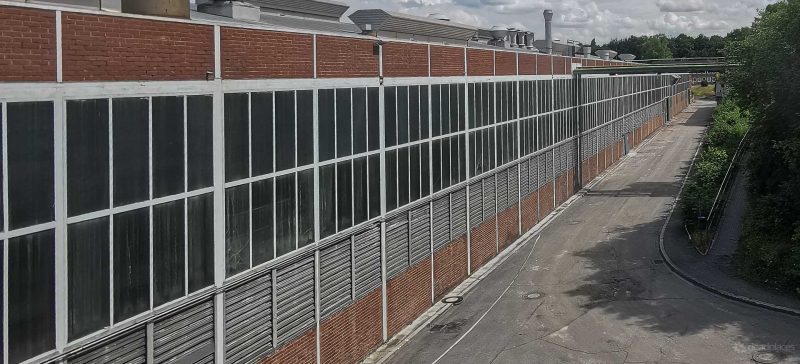 Fahrweg Schiebebuehne Pressen Hangseite